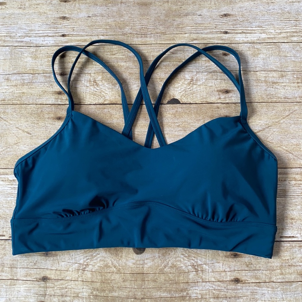 All In Motion Teal Sports Bra Size Large
